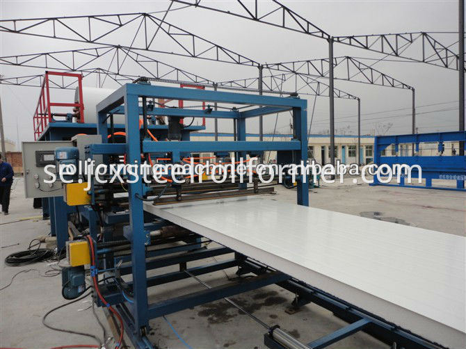 Rockwool Polyuretan EPS Sandwich Panel Production Machine Line